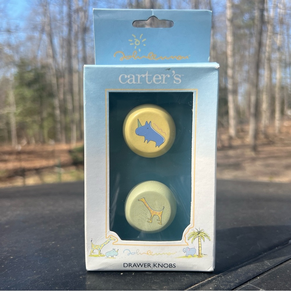 Carter's Real Love John Lennon Nursery Drawer Knobs,The Beatles Musician|Vintage